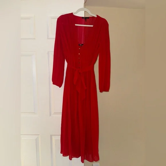 strapless open back dress Alyssa Red Dress – Luna Nova Boutique main image 0